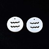 Natural Freshwater Shell Charms SHEL-N027-10E-2