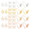  120Pcs 12 Styles Alloy Pendants FIND-TA0002-65-2