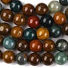 Natural Ocean Jasper Beads Strands G-F668-26-8mm-2