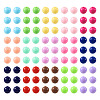 300Pcs 15 Colors Opaque Acrylic Beads SACR-TA0001-13-3