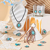 18Pcs 9 Style Tibetan Style Alloy Pendants FIND-TA0003-76-6