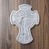 Cross DIY Jewelry Plate Silicone Molds DIY-P074-03-3
