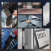 12Pcs 304 Stainless Steel Blank Sheets STAS-OC0001-38B-5