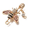 Zinc Alloy Enamel Rhinstone Brooches JEWB-V001-03C-02-2