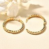 Rack Plating Brass Micro Pave Clear Cubic Zirconia Hoop Earrings for Women EJEW-C125-17A-G-3