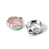 UV Plating Alloy Glass Pendants FIND-K032-44P-2