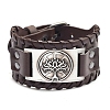 Viking Imitation Leather Cord Bracelets PW-WG0AC8F-04-1