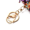 Alloy Rhinestone Keychains KEYC-PW0009-01G-3