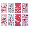 12Pcs 4 Styles Valentine's Day Heart Printed Paper Candy Gift Favor Packaging Bags PW-WGEDDC1-01-2