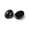 Synthetic Black Stone Cabochons G-A094-01B-38-2