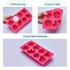 Boutigem 3Pcs 3 Colors Fondant Molds DIY-BG0001-17-4