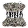 10 Skeins 12-Ply Metallic Polyester Embroidery Floss OCOR-Q057-A17-1