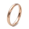 Ion Plating(IP) 304 Stainless Steel Flat Plain Band Rings STAS-I160-D-22mm-RG-1