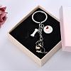 WEWAYSMILE 2 pcs Dog Keychain Car Keychain Pet Pendant Key-Ring Lovely Dog Key-ring Portable Metal Keychain Gift for Pet Lover Birthday Puppy Theme Party Supplies (Dachshund) JX788A-7