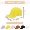 Mini Plastic Peaked Cap for Doll FIND-WH0152-862-2