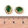 Brass with Cubic Zirconia Bead KK-B102-40G-3