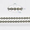 Brass Cable Chains CHC-034Y-AB-NR-5