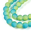 Crackle Glass Beads Strands GLAA-N009-10mm-10-3