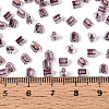 Transparent Inside Colours Glass Seed Beads SEED-T007-13K-4