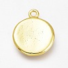 Brass Enamel Pendants KK-H103-01D-G-2