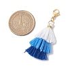 Christmas Polycotton(Polyester Cotton) Tassel Pendant Decorations HJEW-JM02610-2