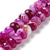 Natural Banded Agate/Striped Agate Beads Strands G-E605-A02-03A-1