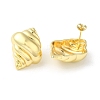 Rack Plating Brass Stud Earrings EJEW-Q786-01G-2