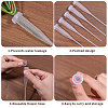 50Pcs Plastic Flower Tube AJEW-GL0002-97B-4