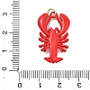 Brass Enamel Pendants X-KK-G555-20G-02-3