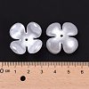 4-Petal ABS Plastic Imitation Pearl Bead Caps SACR-R864-Z9-4