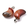Natural Banded Agate Pendants G-F820-02L-04-2