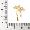 Brass Micro Pave Clear Cubic Zirconia Pendants KK-D504-23D-G-3