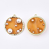 Epoxy Resin Pendants RESI-S365-84C-2