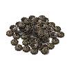Tibetan Style Alloy Bead Caps MLF1650Y-NF-1