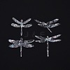 Custom Dragonfly Shape Waterproof PVC Laser Adhesive Stickers DIY-WH0256-009-1