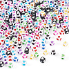 900Pcs 9 Colors Opaque Acrylic Beads OACR-TA0003-59-2
