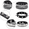 3Pcs Punk Style Imitation Leather Cord Bracelets BJEW-WH0014-076B-4