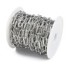 Tarnish Resistant 304 Stainless Steel Paperclip Chains CHS-F012-05P-3