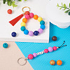 120Pcs 12 Colors Silicone Beads SIL-TA0001-16-17