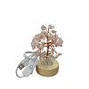 Natural Aquamarine Chips Tree Night Light Lamp Decorations PW-WG63079-08-2