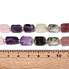 Natural Lapis Lazuli & Amethyst & Rose Quartz & Amazonite & Prehnite & Strawberry Quartz & Sunstone 7 Chakra Beads Strands G-C098-A30-01-5
