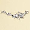 Zinc Alloy with Crystal Rhinestone Connector Charms RB-OY001-95P-1