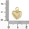 Brass Rhinestone Pendants KK-V002-03G-3