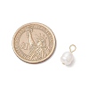 Natural Cultured Freshwater Pearl Rice Charms PALLOY-JF03921-02-2