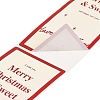 50Pcs Christmas Square with Word Merry Christmas Roll Stickers DIY-M070-03A-4