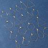 24Pcs 6 Styles 304 Stainless Steel Wire Pendants STAS-FS0001-54-7