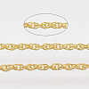 Soldered Brass Coated Iron Rope Chains CH-T002-04G-1