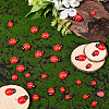 100Pcs 3 Styles Opaque Resin Cabochons CRES-SC0003-24-4