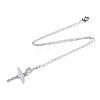 Non-Tarnish 201 Stainless Steel Pendant Necklaces NJEW-T009-JN111-1-45-2