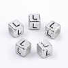 Plated Acrylic Beads X1-PB43C9308-L-1